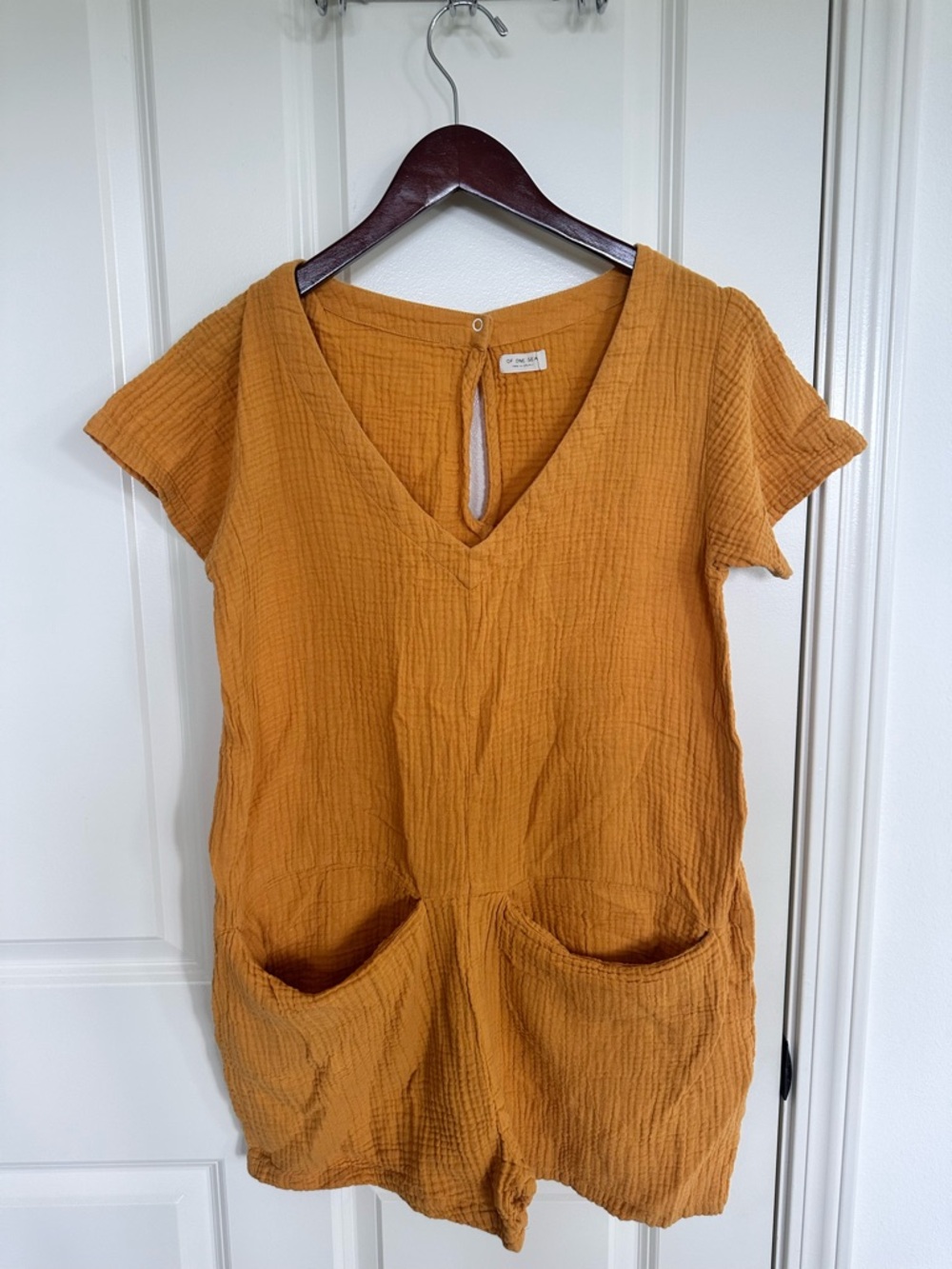 Of one sea - 100% cotton muslin romper